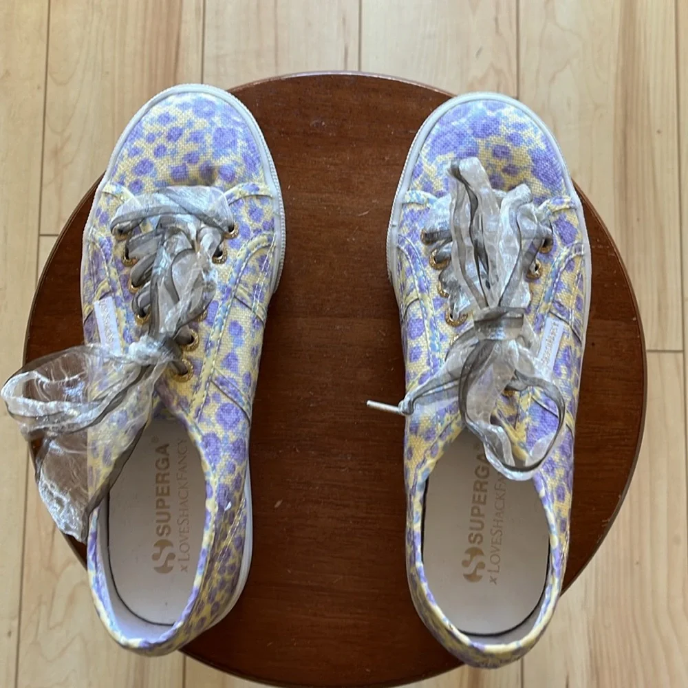 Superga Love Shack Fancy tennis shoes size 8 - Picture 3 of 7